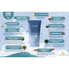 A M L AM SKIN OVERNIGHT GLOW SKIN SLEEPING MASK