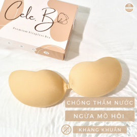 Cele.b fabric adhesive bra (Nude) Áo ngực có cánh, ôm sát ngực, keo dính bền