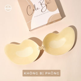 Cele.b fabric adhesive bra (Nude) Áo ngực có cánh, ôm sát ngực, keo dính bền